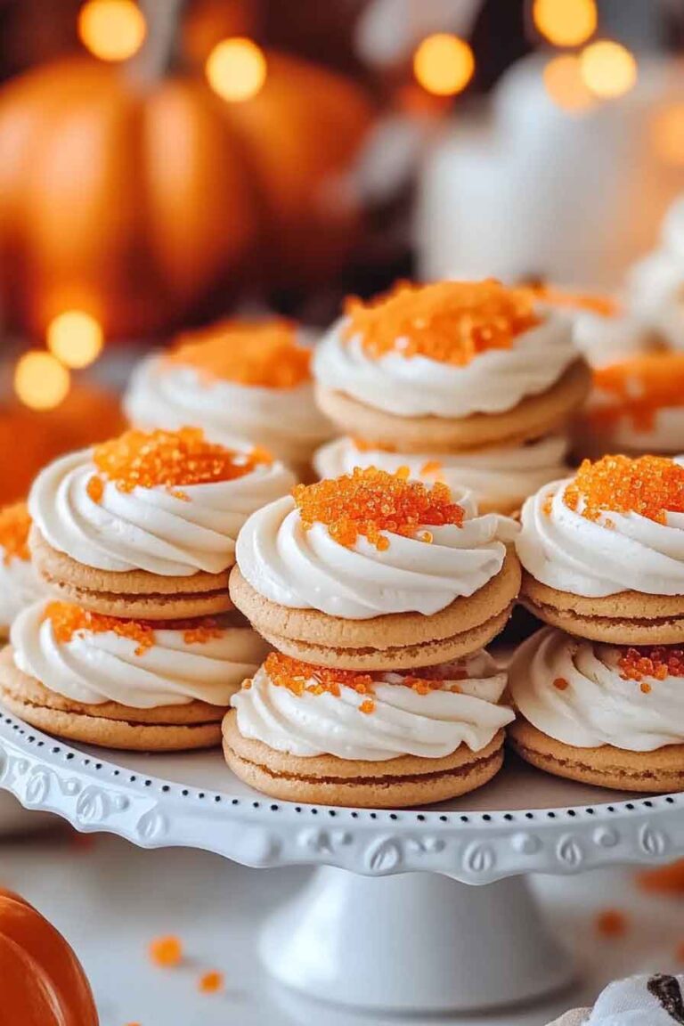 Harvest Buttercream Cookie Sandwiches