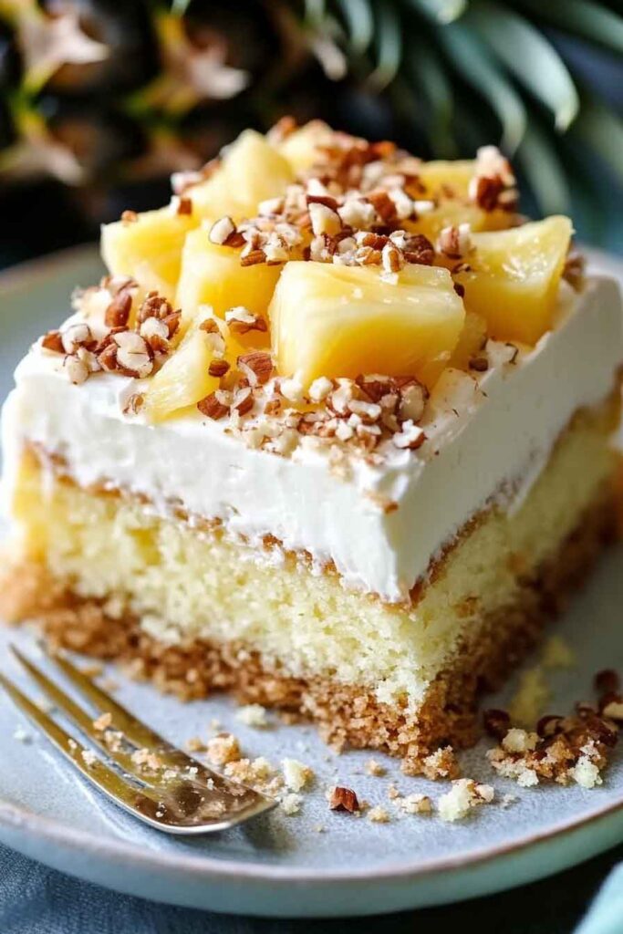 How to Serve Hawaiian Pineapple Cake