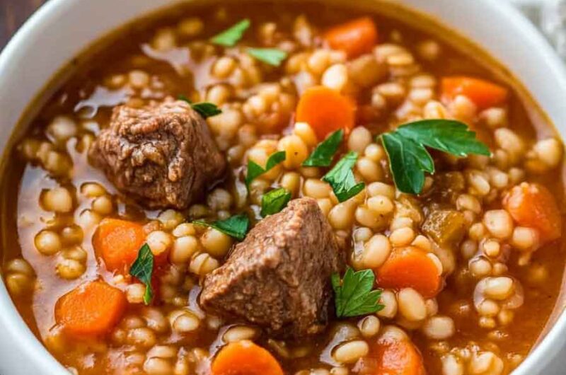 Hearty Beef Barley Soup