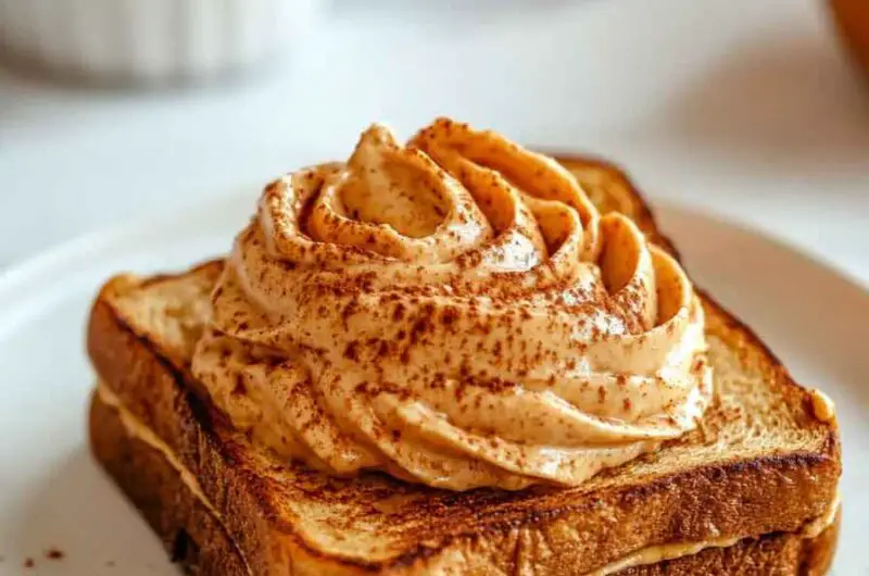 Honey Butter Toast With Spiced Pumpkin Cream