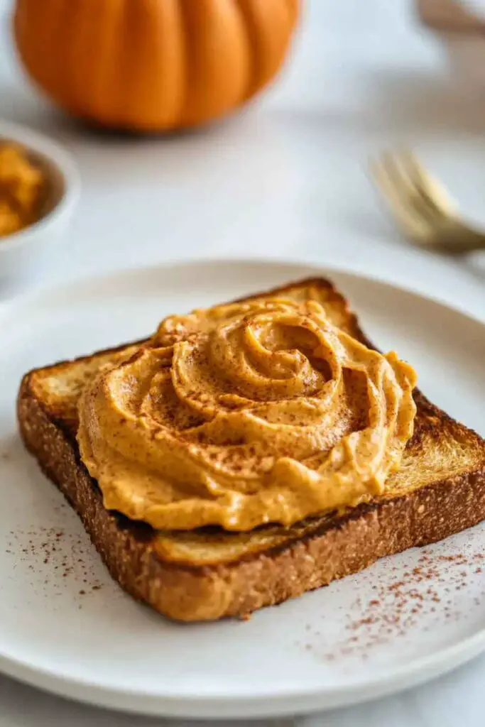 How to Serve Honey Butter Toast With Spiced Pumpkin Cream
