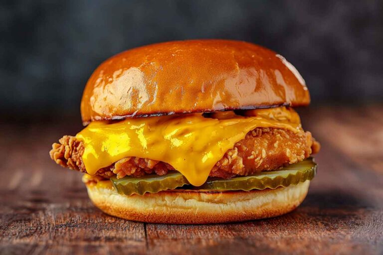 Honey Mustard Chicken Burger