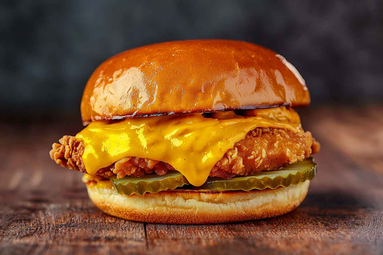 Honey Mustard Chicken Burger