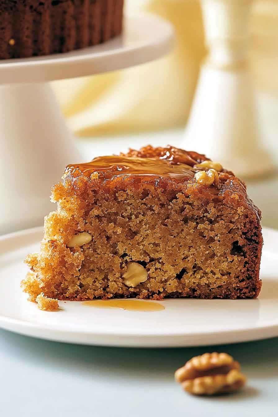 Honey Walnut Cake
