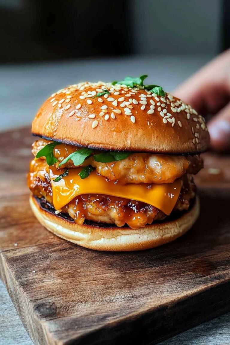 Hot Honey Chicken Burger Recipe