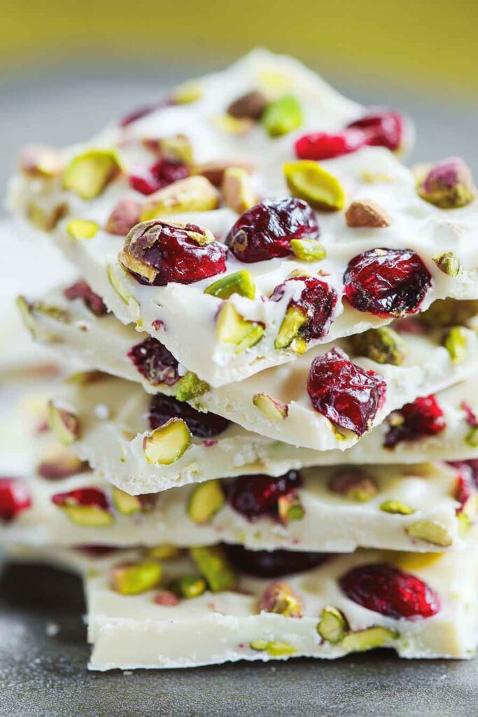How to Serve Cranberry Pistachio Bark