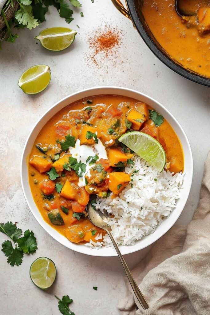 How to Serve Indian Pumpkin Curry