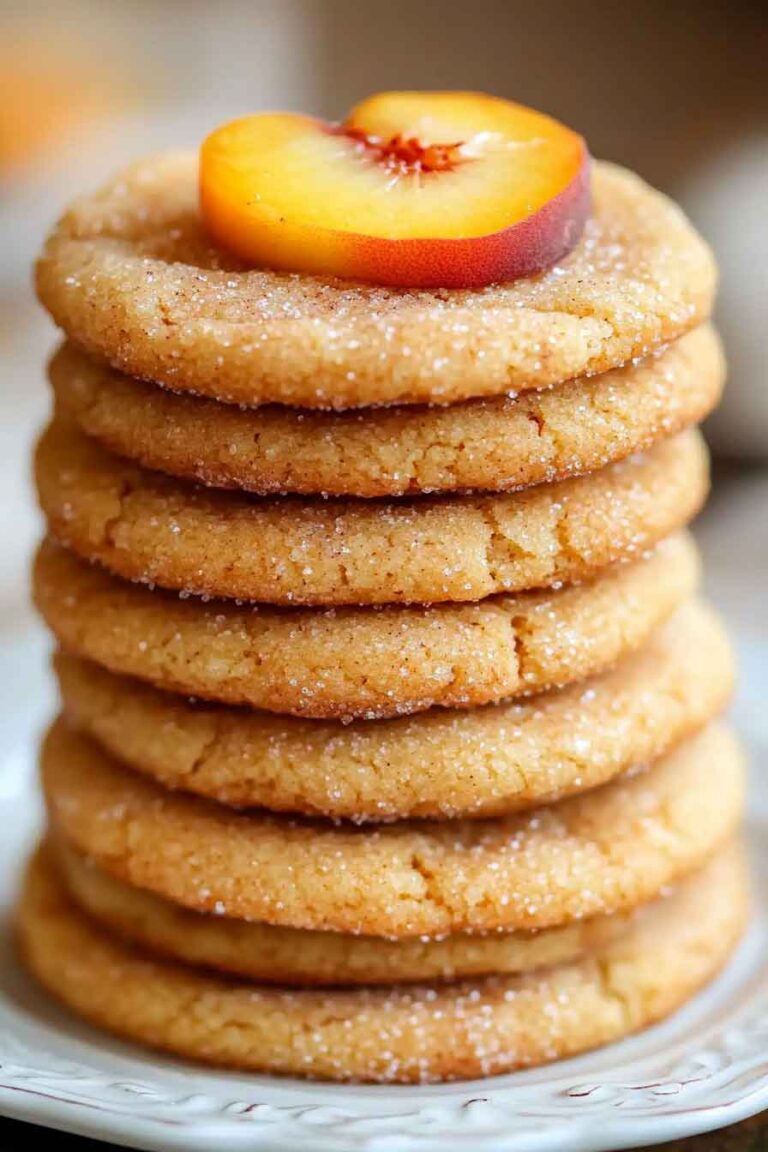 Italian Peach Spice Cookies