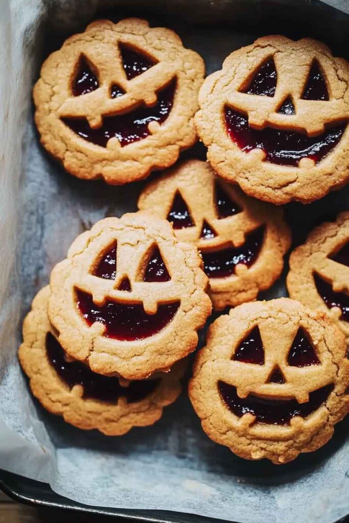 Serving and Enjoying Your Jack O' Lantern Surprise Cookies