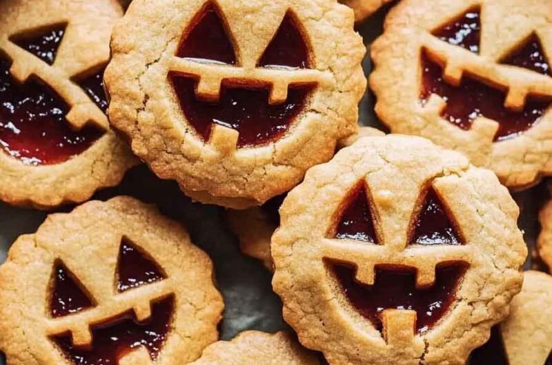 Jack O' Lantern Surprise Cookies