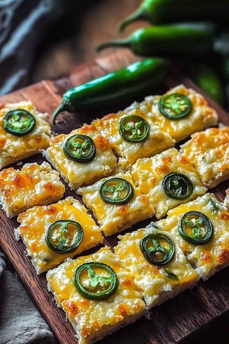 Jalapeno Cheese Squares Recipe