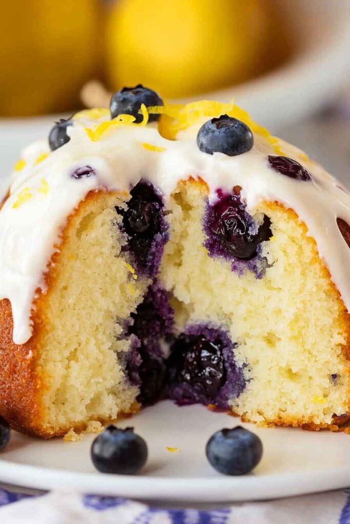 Lemon Blueberry Bundt Cake