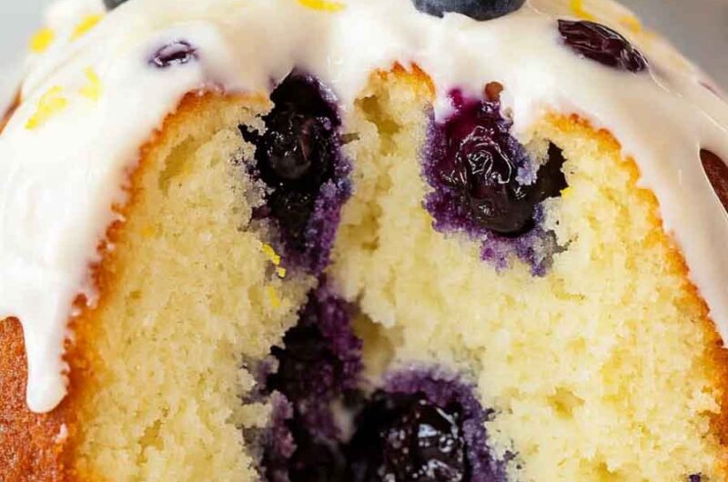 Lemon Blueberry Bundt Cake