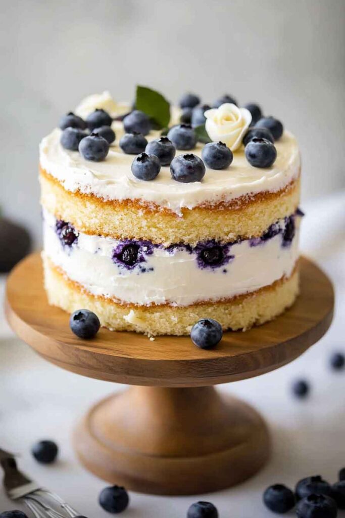 Storing Lemon Blueberry Cake