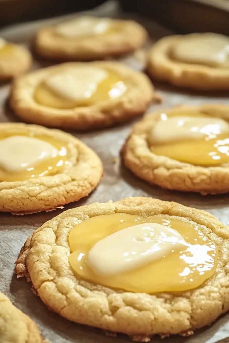 Lemon Curd White Chocolate Cookies