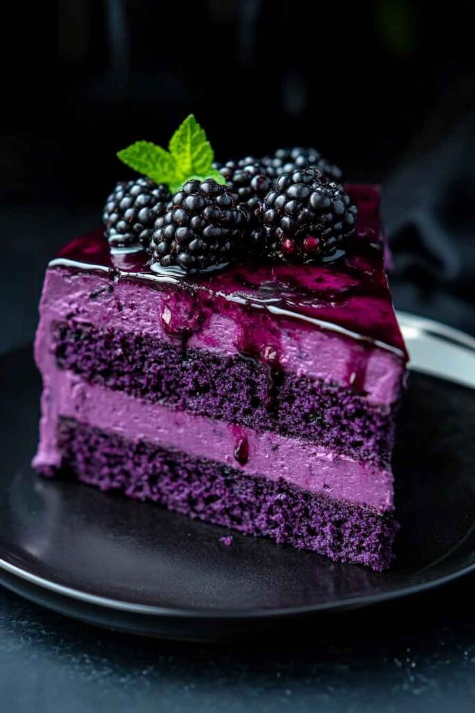 How to Serve Blackberry Bliss Cake