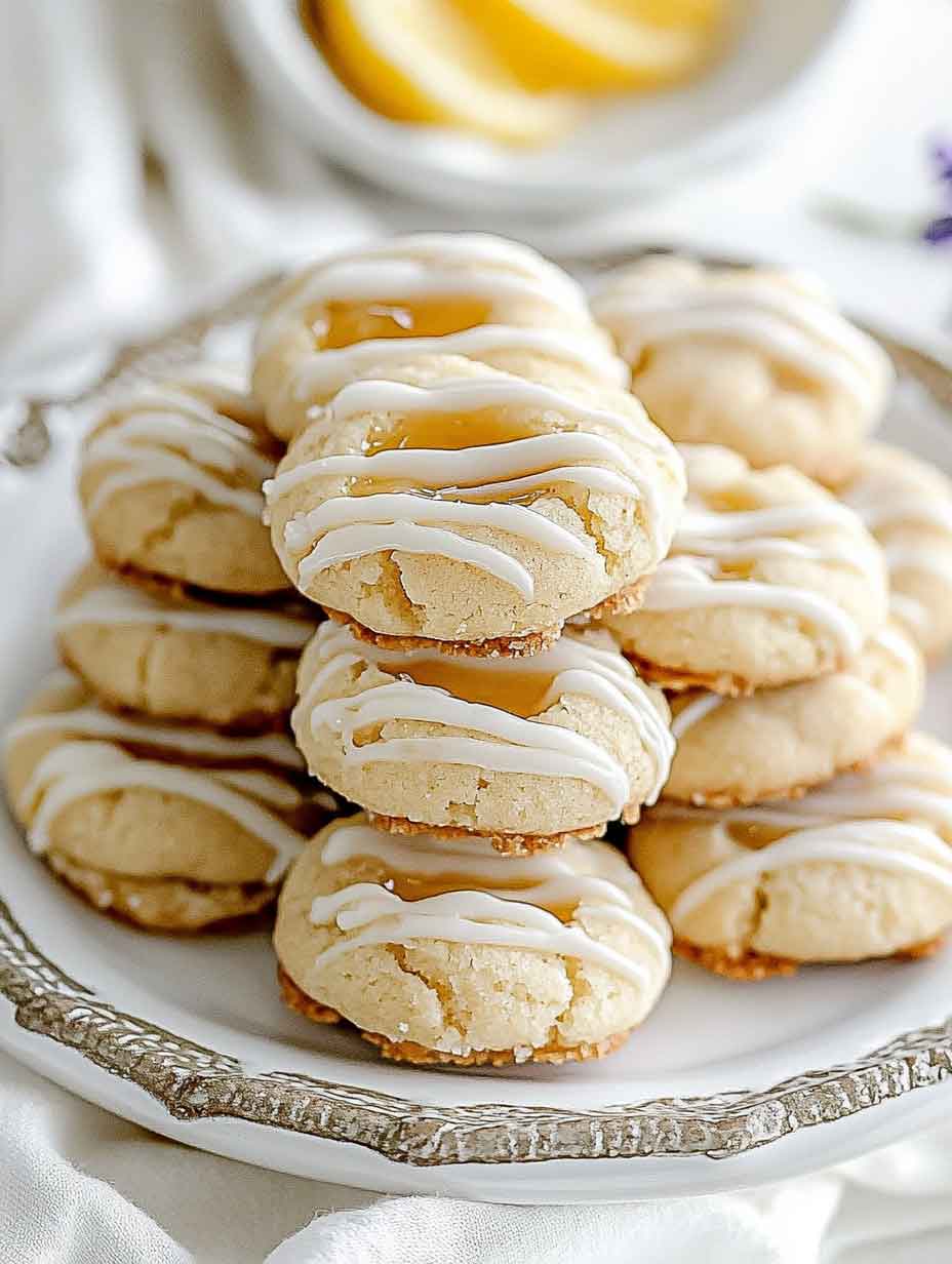Lemon Lavender Thumbprint Cookies