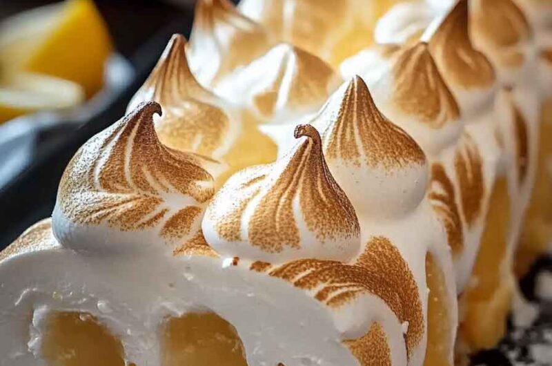 Lemon Meringue Log