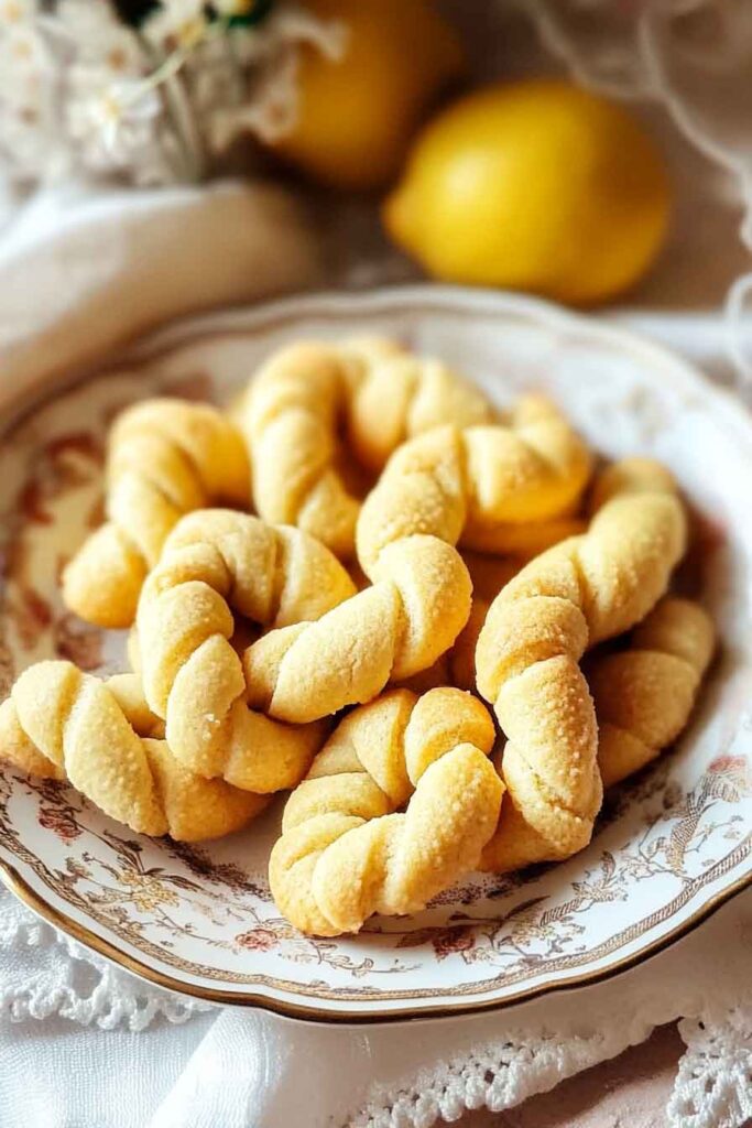 How to Serve Lemon Twist Cookies