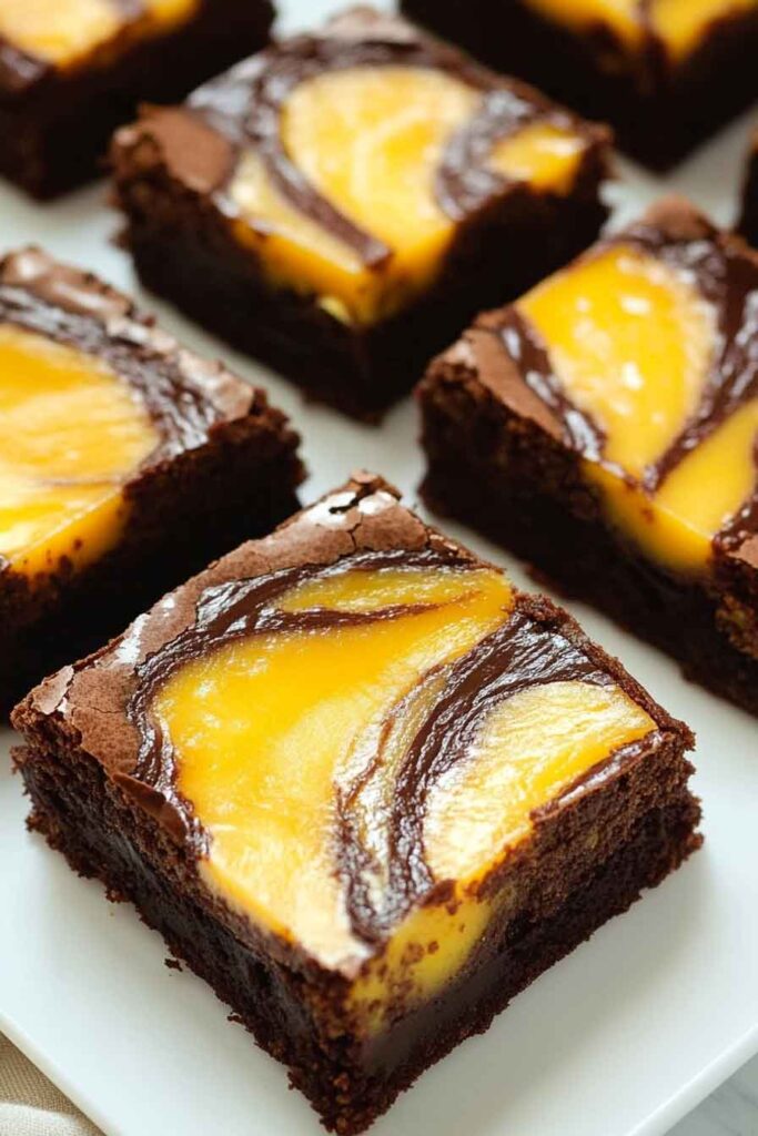 Step-by-Step Instructions for Mango Cheesecake Brownies