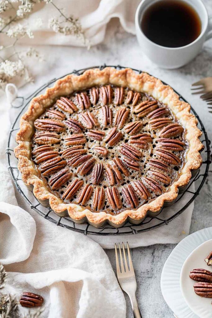 How to Serve the Maple Pecan Tart
