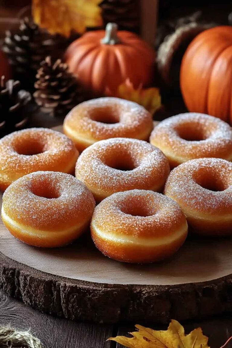Maple Pumpkin Spice Doughnuts