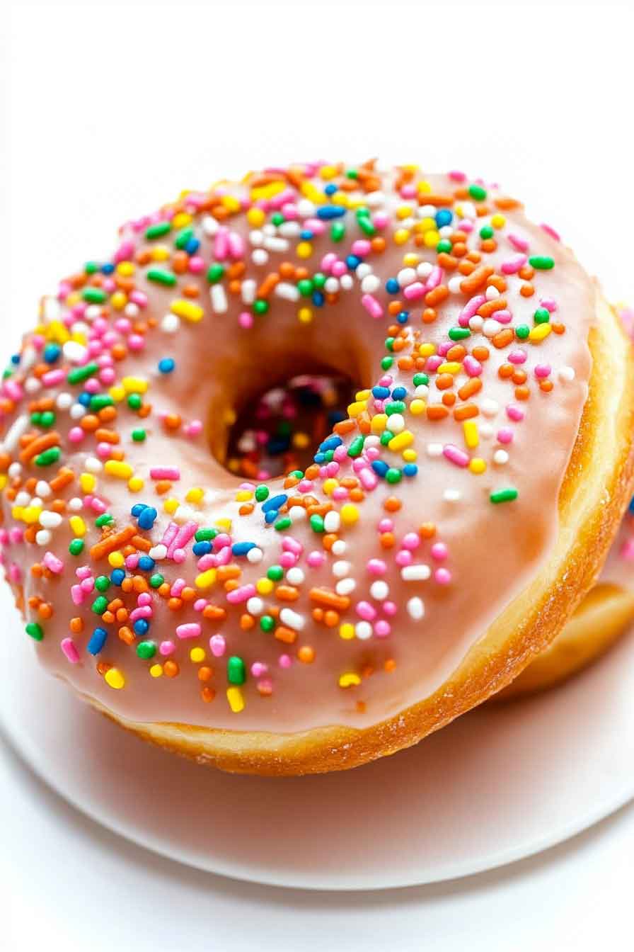 Maple Sprinkle Donuts