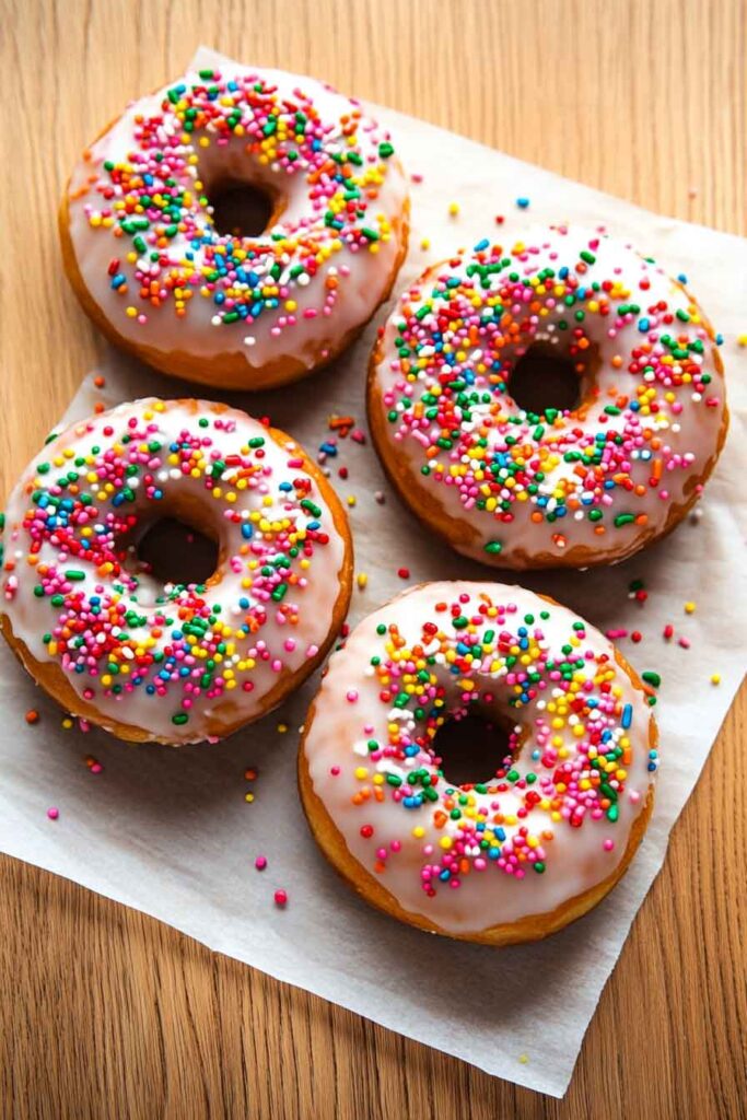 How to Serve Maple Sprinkle Donuts