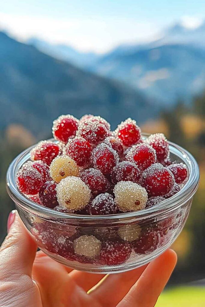Maple Sugared Cranberries Recipe