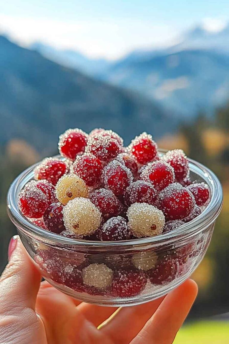 Maple Sugared Cranberries Recipe