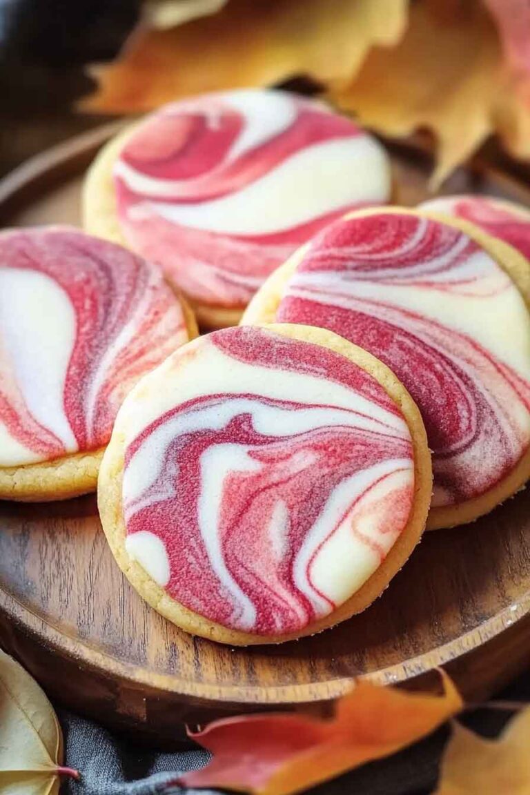 Marbled Autumn Cookies