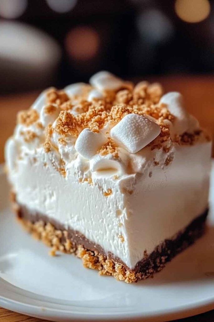How to Serve Marshmallow Whip Cheesecake Heaven