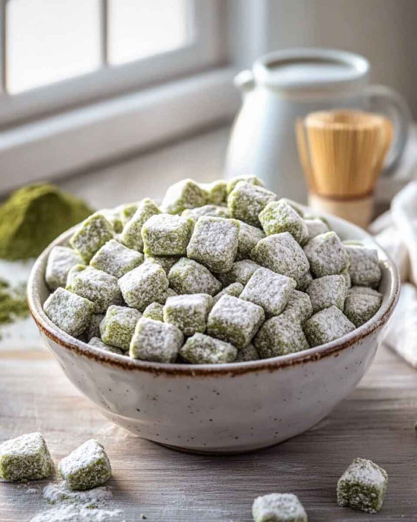Step-by-Step Instructions for Matcha Bliss Puppy Chow