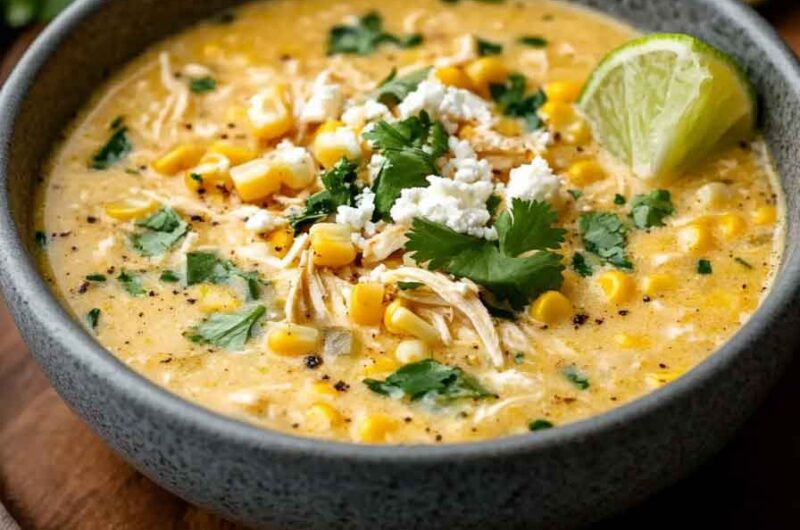 Mexican Corn Chicken Soup Recipe