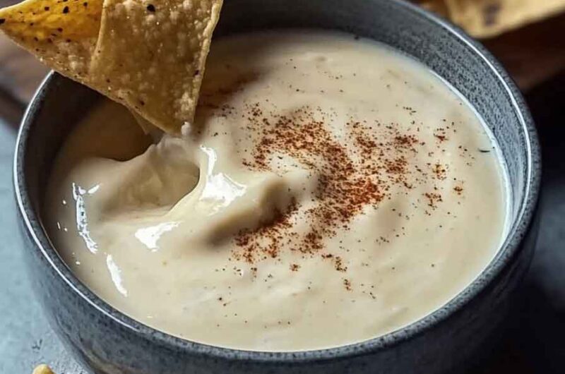 Mexican Restaurant Style White Cheese Dip