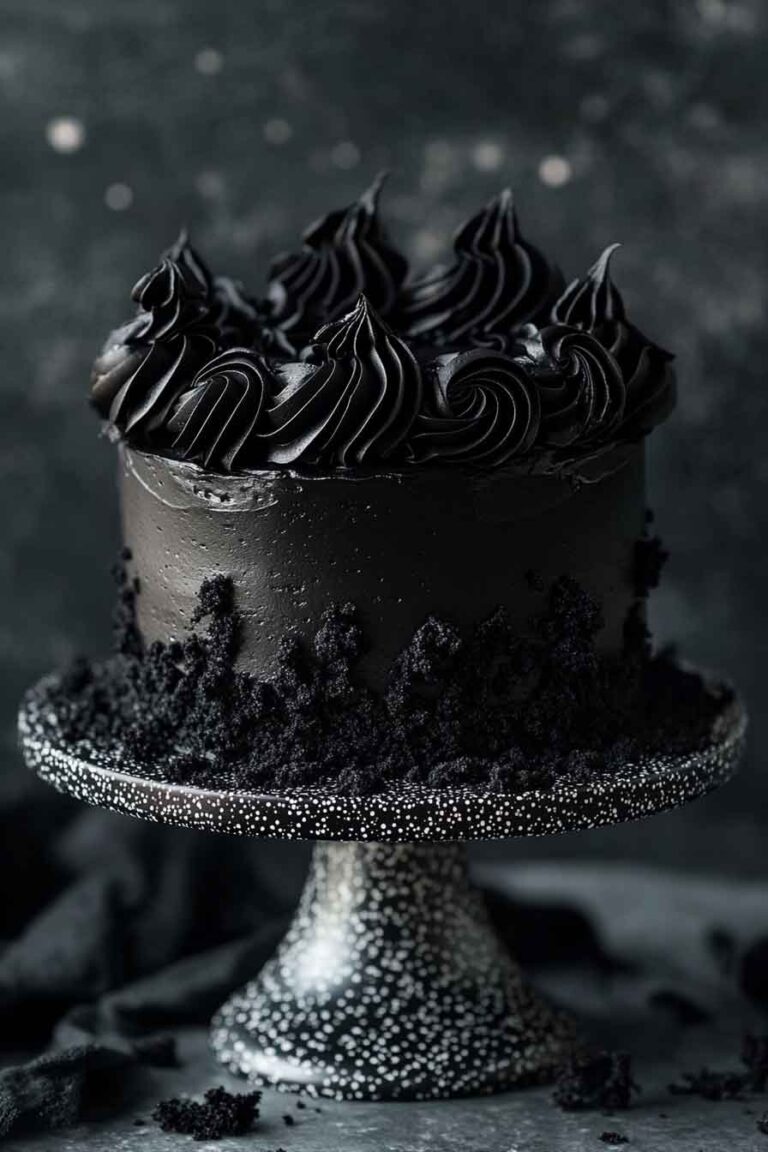 Midnight Black Buttercream