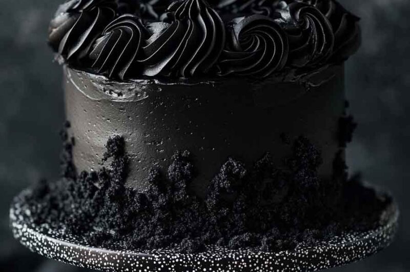 Midnight Black Buttercream