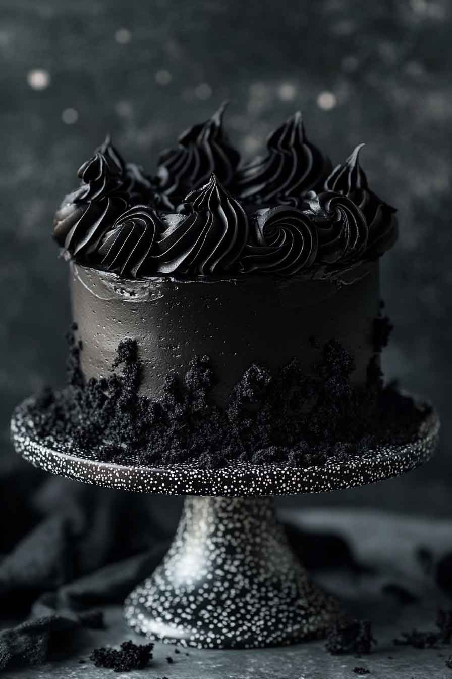 Midnight Black Buttercream