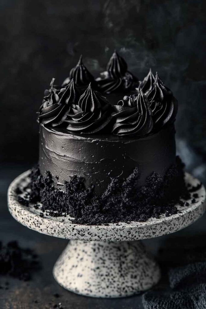 How to Use Midnight Black Buttercream
