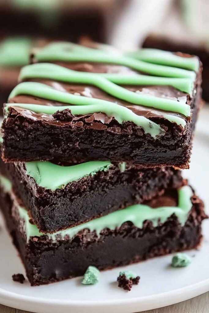 Midnight Mint Brownies