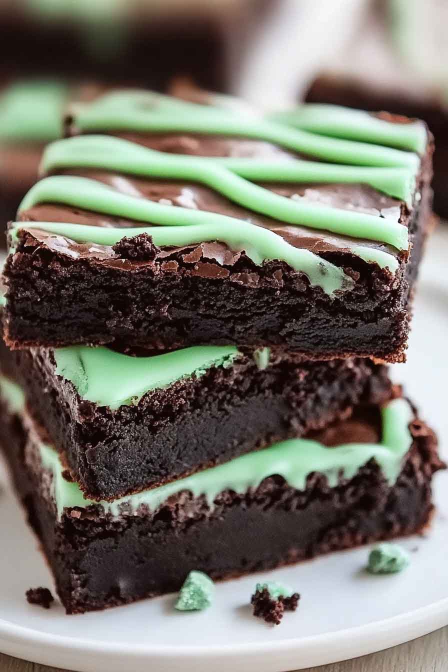 Midnight Mint Brownies