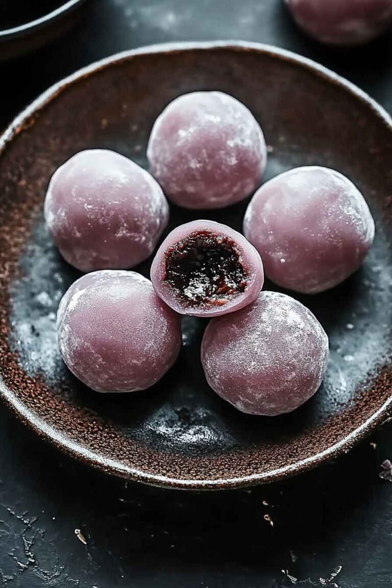 Midnight Mocha Mochi Balls