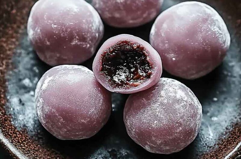Midnight Mocha Mochi Balls