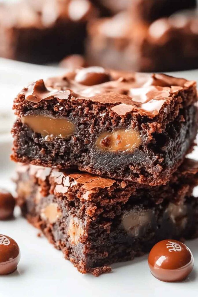 How to Serve Midnight Turtle Brownies: