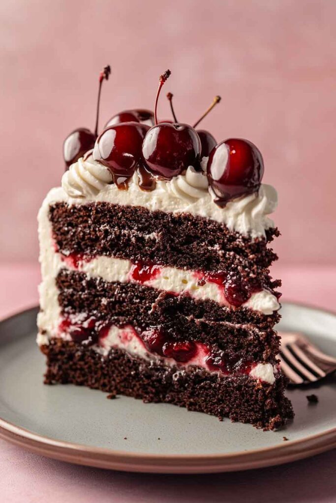 Mile High Black Forest Cake