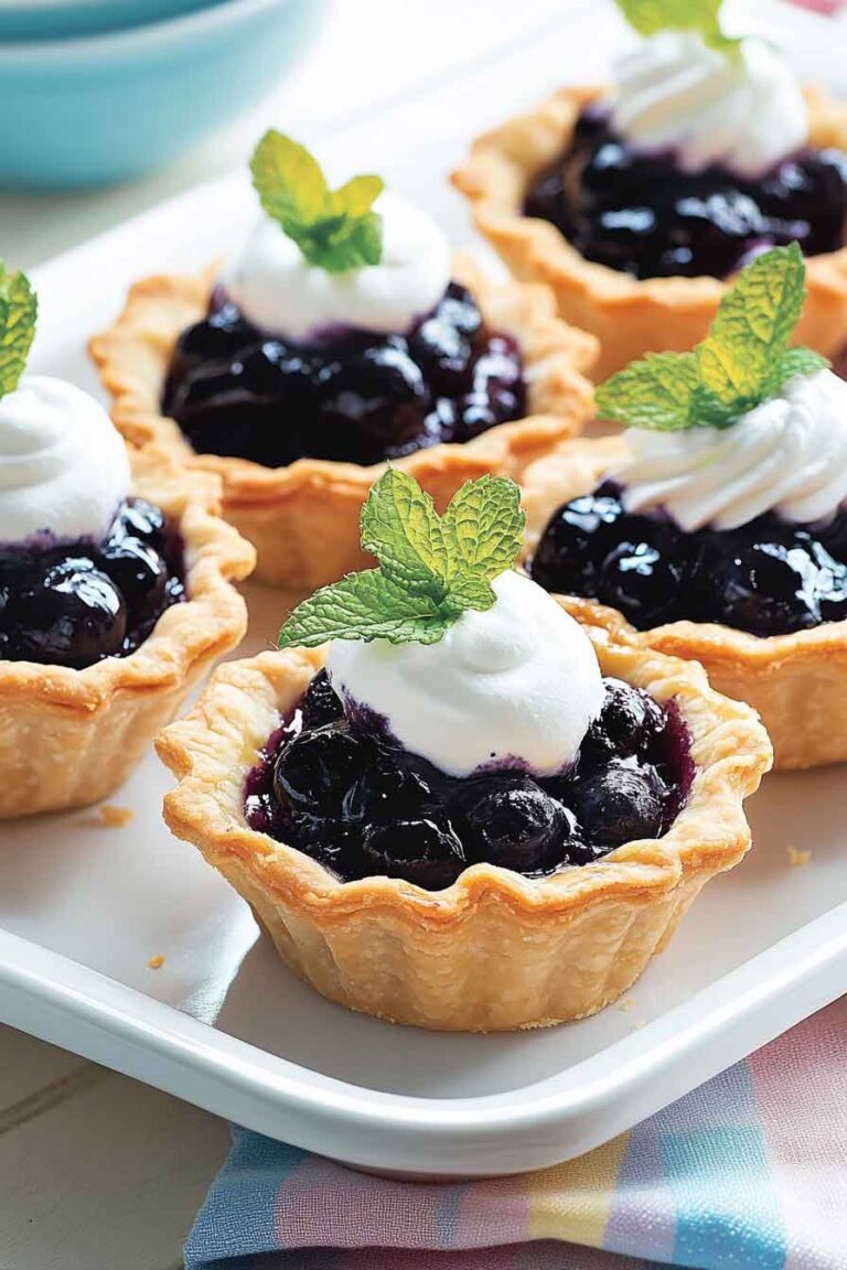 Mini Blueberry Pies