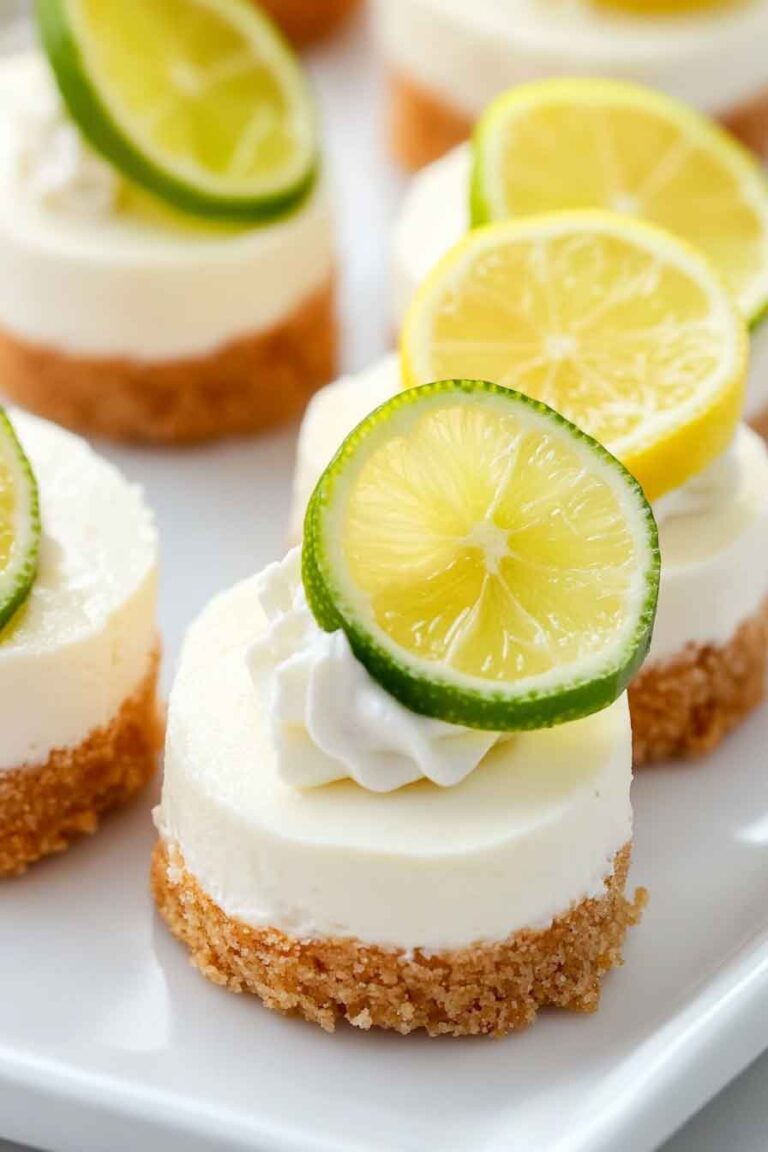 Mini Margarita Cheesecakes