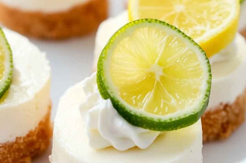 Mini Margarita Cheesecakes