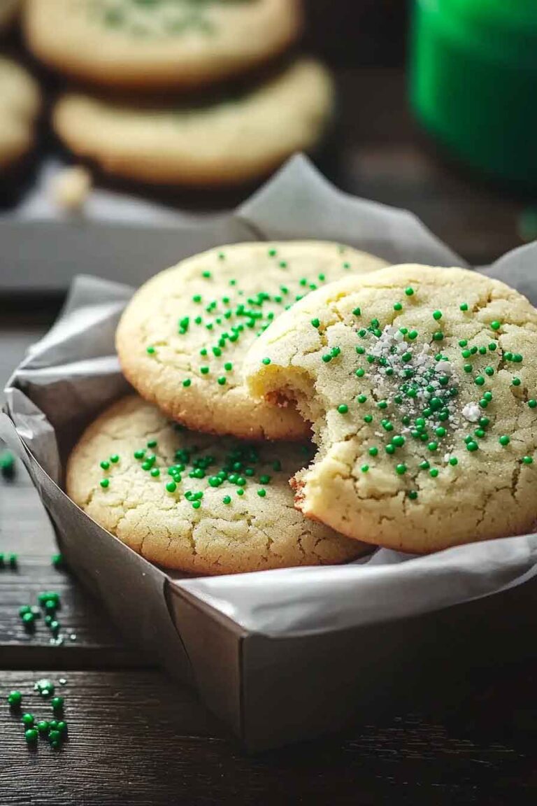 Mint Butter Cookies