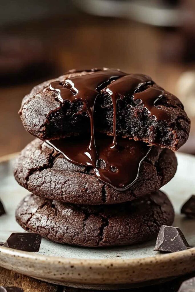 How to Serve Molten Chocolate Truffle Cookies